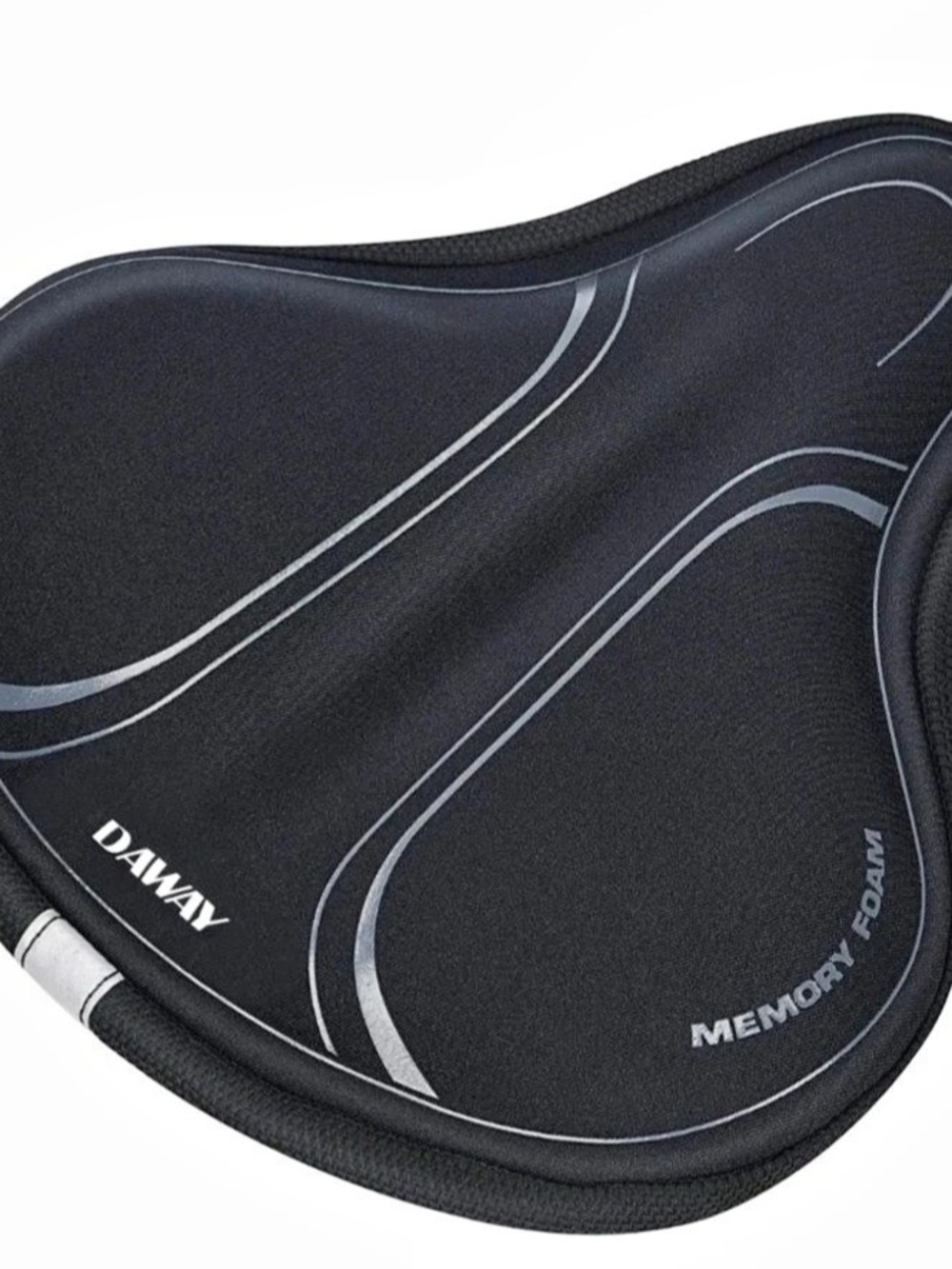Comfortable Bike Seat Cover - C3 Soft Gel & Memory Foam Padded Bike Seat Cushion